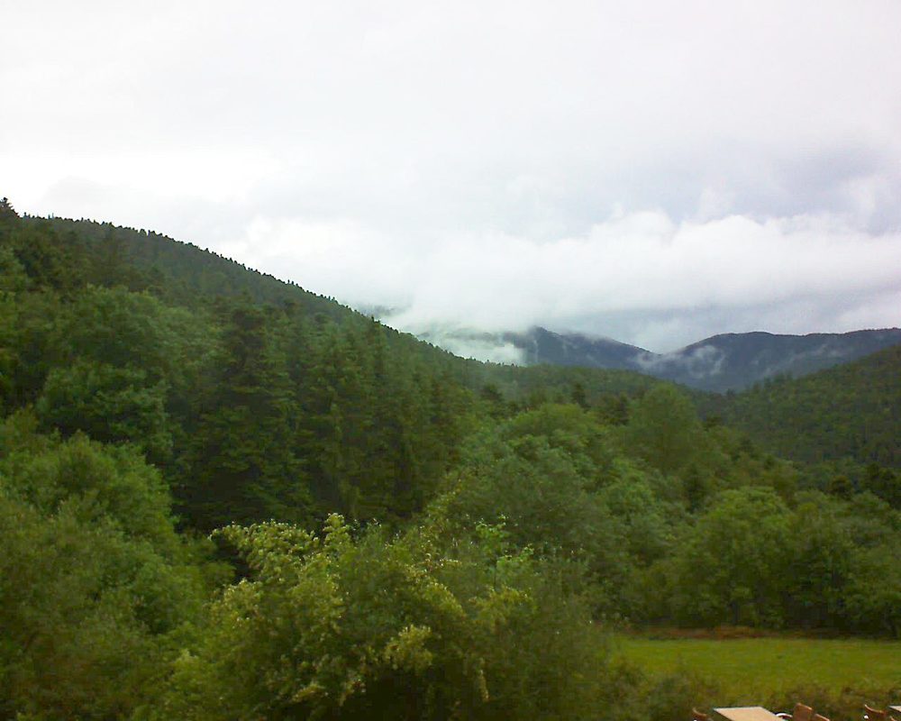 Le petit ballon vu depuis le Domaine Langmatt à Murbach le 12.06.2019 à 10:00 Le petit ballon (Alsace, Vosges) le 12.06.2019 à 10:00