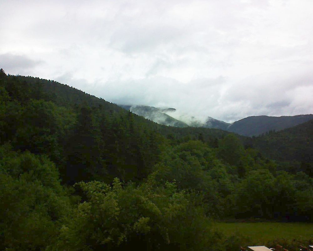 Le petit ballon vu depuis le Domaine Langmatt à Murbach le 12.06.2019 à 10:30 Le petit ballon (Alsace, Vosges) le 12.06.2019 à 10:30