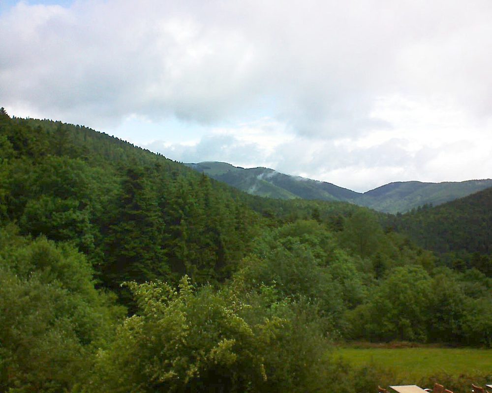 Le petit ballon vu depuis le Domaine Langmatt à Murbach le 12.06.2019 à 11:00 Le petit ballon (Alsace, Vosges) le 12.06.2019 à 11:00