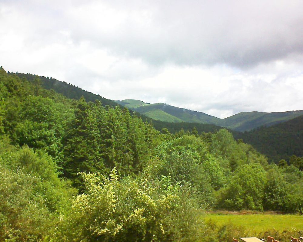 Le petit ballon vu depuis le Domaine Langmatt à Murbach le 12.06.2019 à 11:30 Le petit ballon (Alsace, Vosges) le 12.06.2019 à 11:30