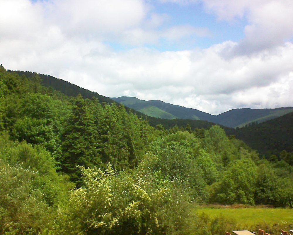 Le petit ballon vu depuis le Domaine Langmatt à Murbach le 12.06.2019 à 11:45 Le petit ballon (Alsace, Vosges) le 12.06.2019 à 11:45