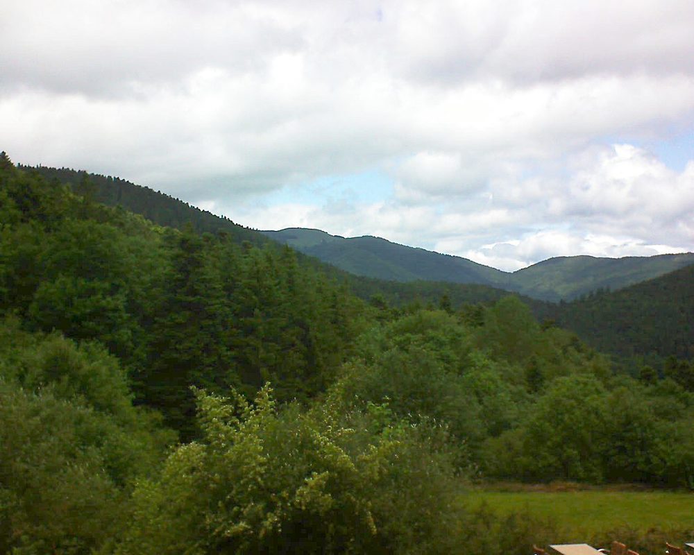 Le petit ballon vu depuis le Domaine Langmatt à Murbach le 12.06.2019 à 12:30 Le petit ballon (Alsace, Vosges) le 12.06.2019 à 12:30