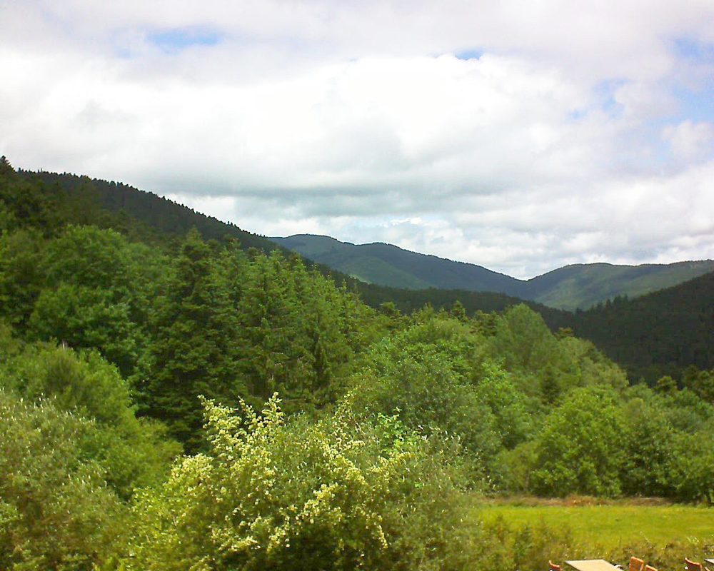 Le petit ballon vu depuis le Domaine Langmatt à Murbach le 12.06.2019 à 12:45 Le petit ballon (Alsace, Vosges) le 12.06.2019 à 12:45