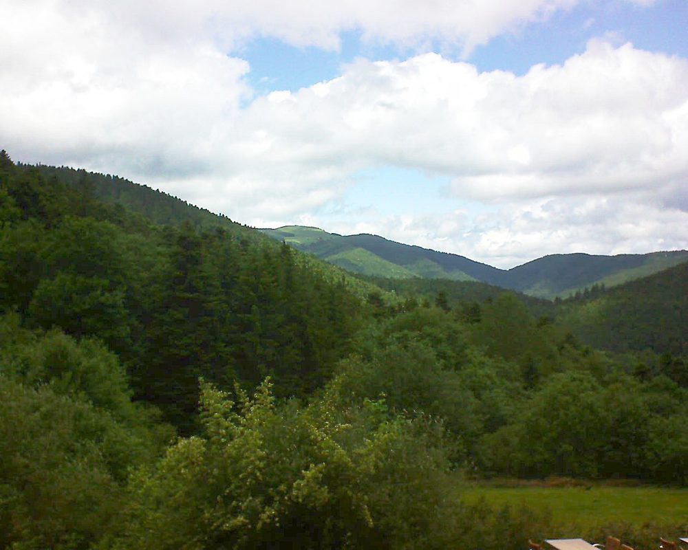 Le petit ballon vu depuis le Domaine Langmatt à Murbach le 12.06.2019 à 13:45 Le petit ballon (Alsace, Vosges) le 12.06.2019 à 13:45