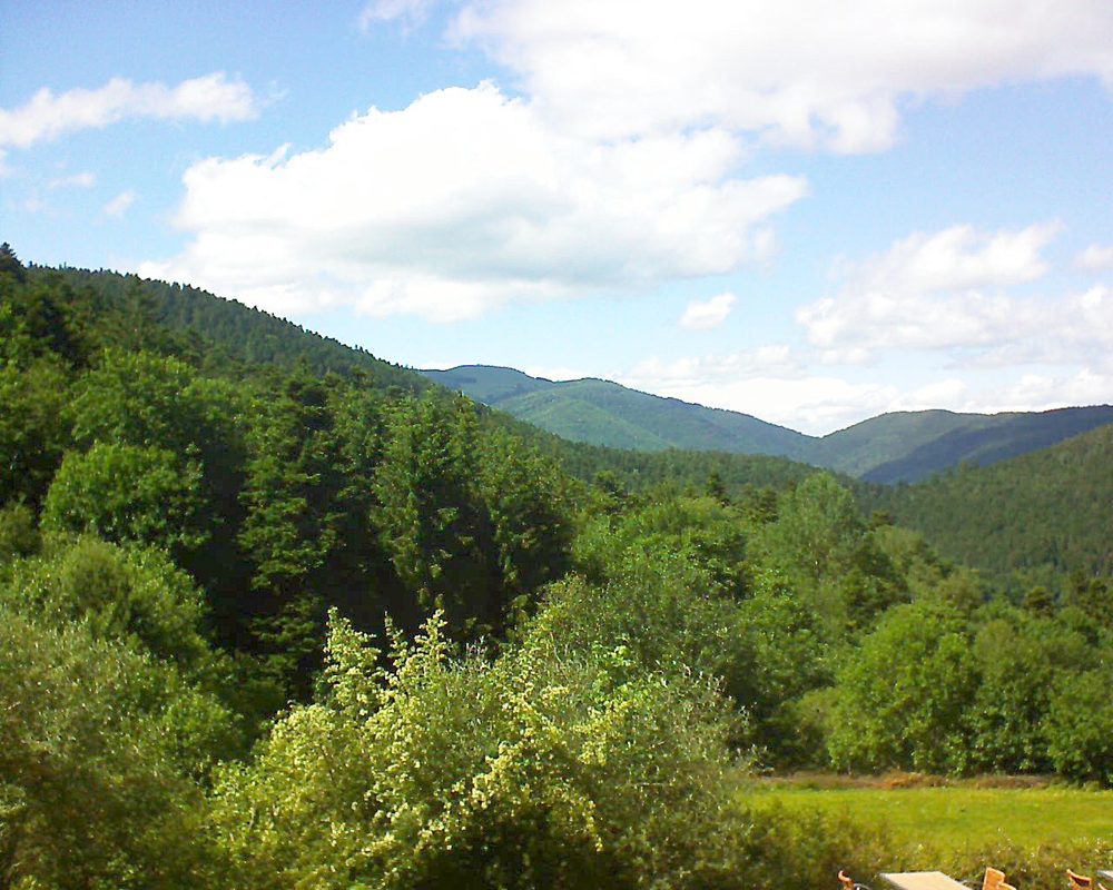 Le petit ballon vu depuis le Domaine Langmatt à Murbach le 12.06.2019 à 16:00 Le petit ballon (Alsace, Vosges) le 12.06.2019 à 16:00