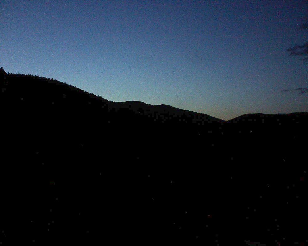 Le petit ballon vu depuis le Domaine Langmatt à Murbach le 12.06.2019 à 22:15 Le petit ballon (Alsace, Vosges) le 12.06.2019 à 22:15