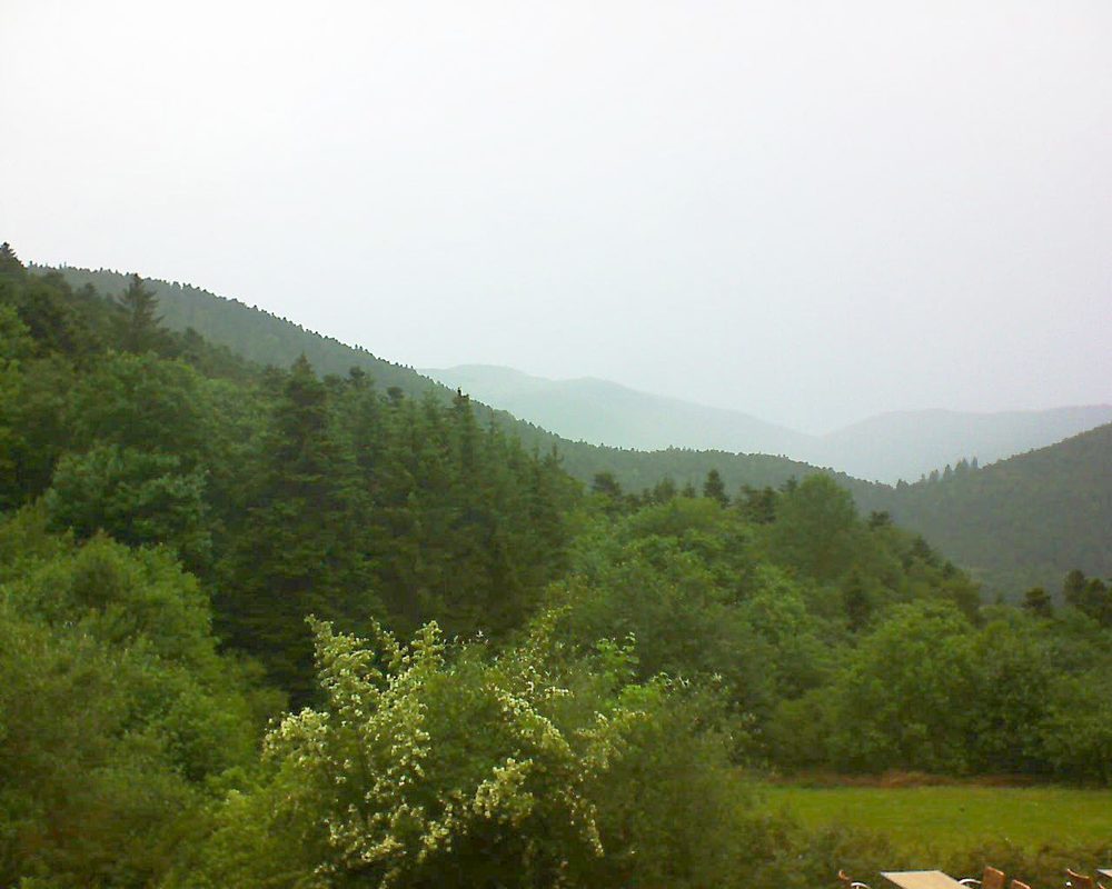 Le petit ballon vu depuis le Domaine Langmatt à Murbach le 14.06.2019 à 12:00 Le petit ballon (Alsace, Vosges) le 14.06.2019 à 12:00