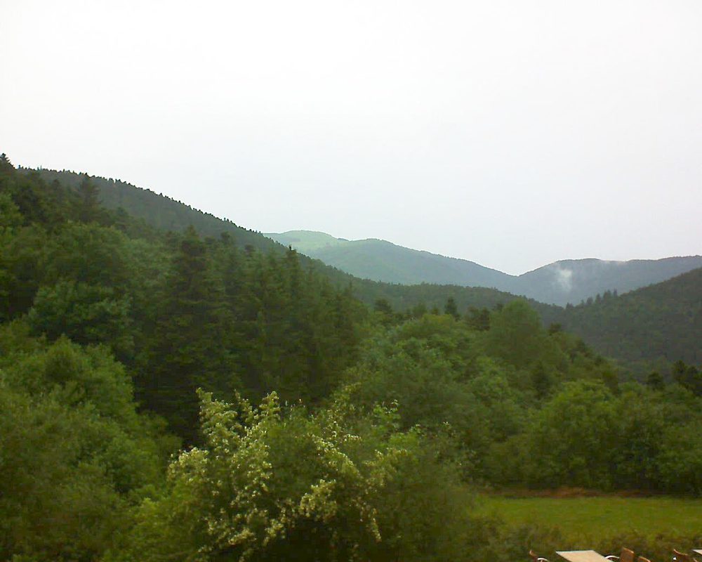 Le petit ballon vu depuis le Domaine Langmatt à Murbach le 14.06.2019 à 12:45 Le petit ballon (Alsace, Vosges) le 14.06.2019 à 12:45