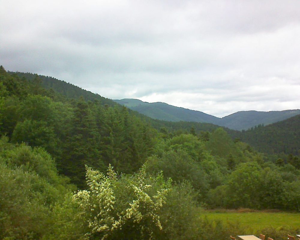 Le petit ballon vu depuis le Domaine Langmatt à Murbach le 15.06.2019 à 11:00 Le petit ballon (Alsace, Vosges) le 15.06.2019 à 11:00