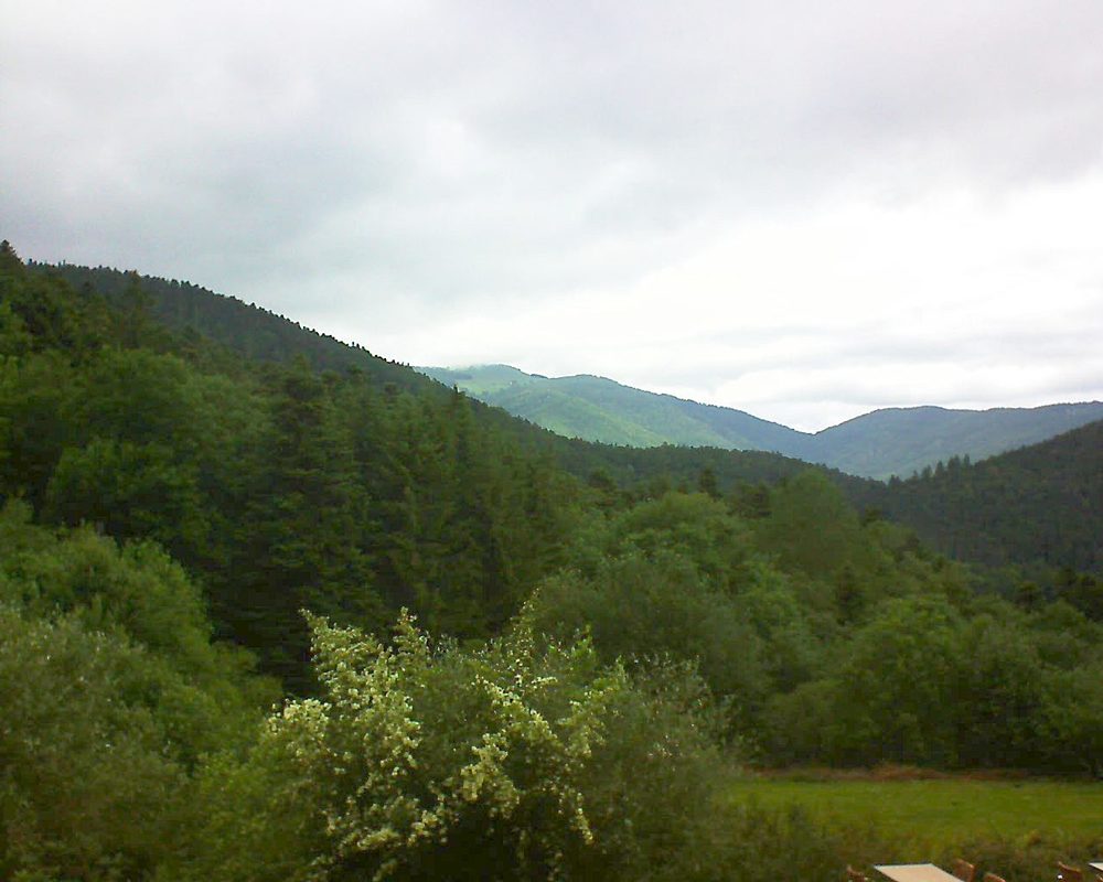 Le petit ballon vu depuis le Domaine Langmatt à Murbach le 15.06.2019 à 11:15 Le petit ballon (Alsace, Vosges) le 15.06.2019 à 11:15
