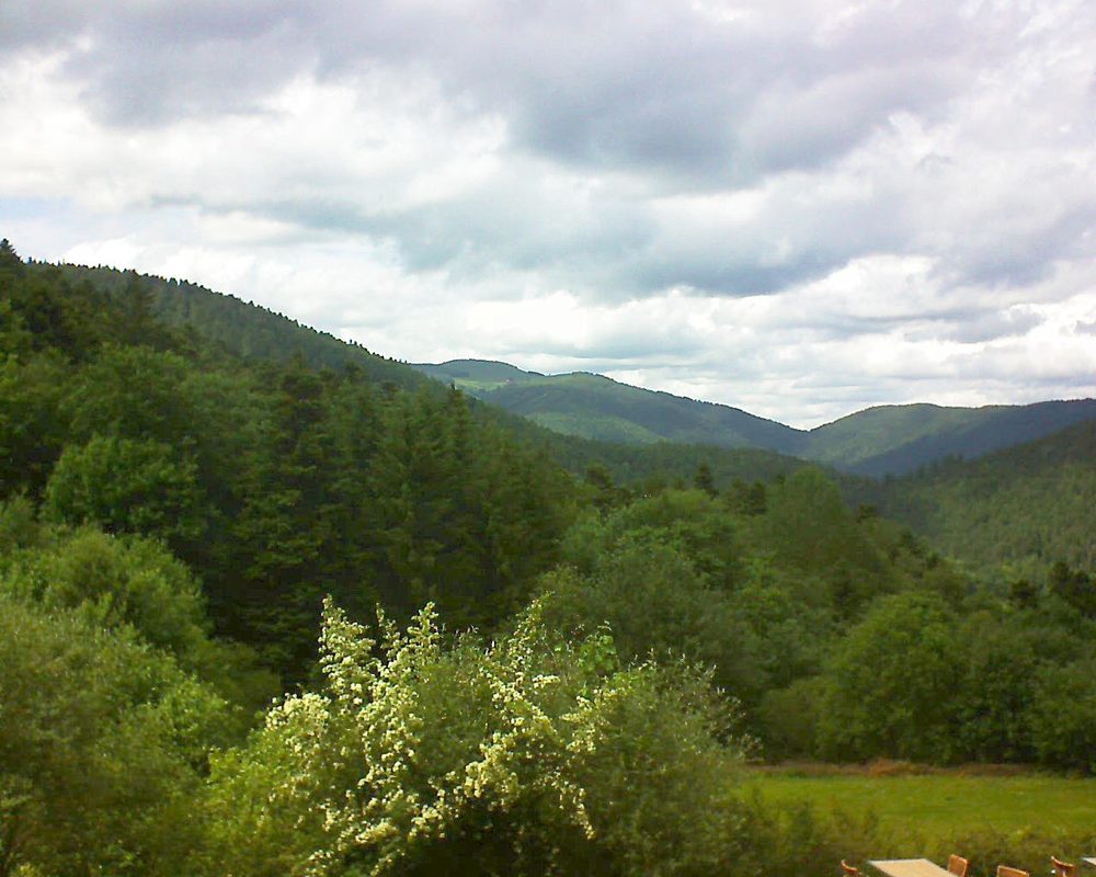 Le petit ballon vu depuis le Domaine Langmatt à Murbach le 15.06.2019 à 16:00 Le petit ballon (Alsace, Vosges) le 15.06.2019 à 16:00