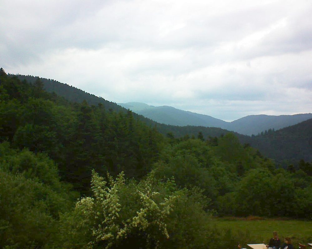 Le petit ballon vu depuis le Domaine Langmatt à Murbach le 15.06.2019 à 19:30 Le petit ballon (Alsace, Vosges) le 15.06.2019 à 19:30