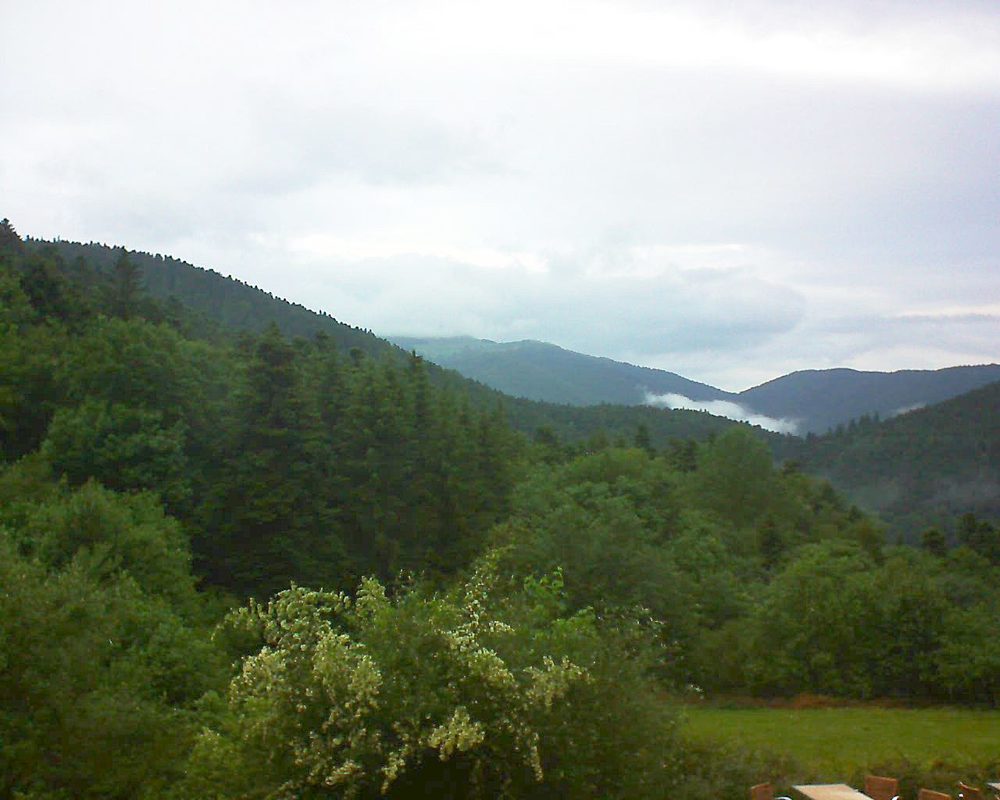 Le petit ballon vu depuis le Domaine Langmatt à Murbach le 16.06.2019 à 06:30 Le petit ballon (Alsace, Vosges) le 16.06.2019 à 06:30