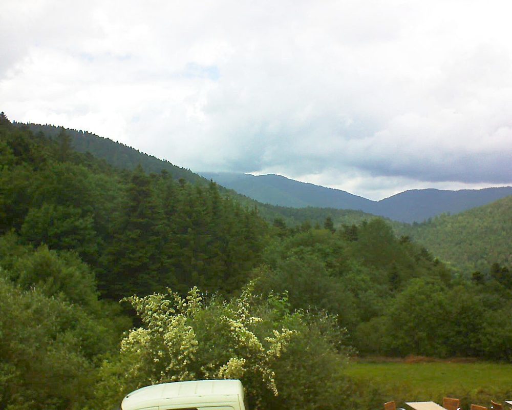 Le petit ballon vu depuis le Domaine Langmatt à Murbach le 16.06.2019 à 14:00 Le petit ballon (Alsace, Vosges) le 16.06.2019 à 14:00