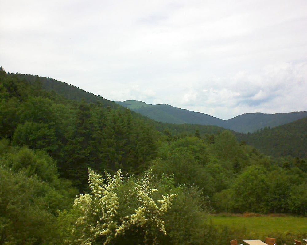 Le petit ballon vu depuis le Domaine Langmatt à Murbach le 18.06.2019 à 15:00 Le petit ballon (Alsace, Vosges) le 18.06.2019 à 15:00