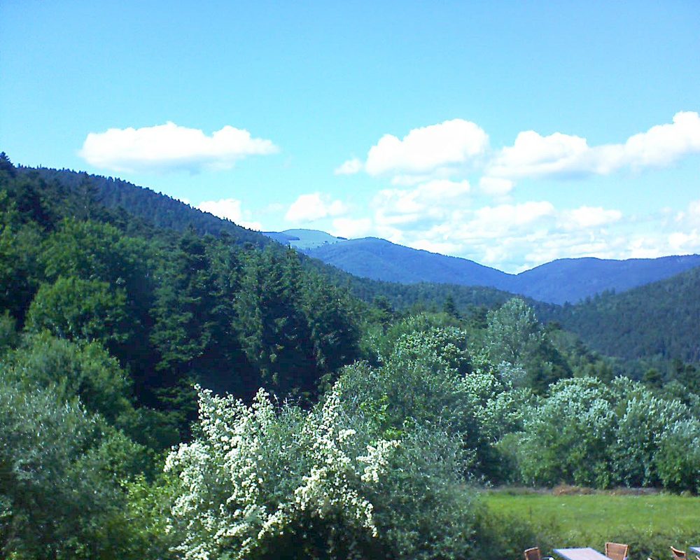 Le petit ballon vu depuis le Domaine Langmatt à Murbach le 20.06.2019 à 16:00 Le petit ballon (Alsace, Vosges) le 20.06.2019 à 16:00