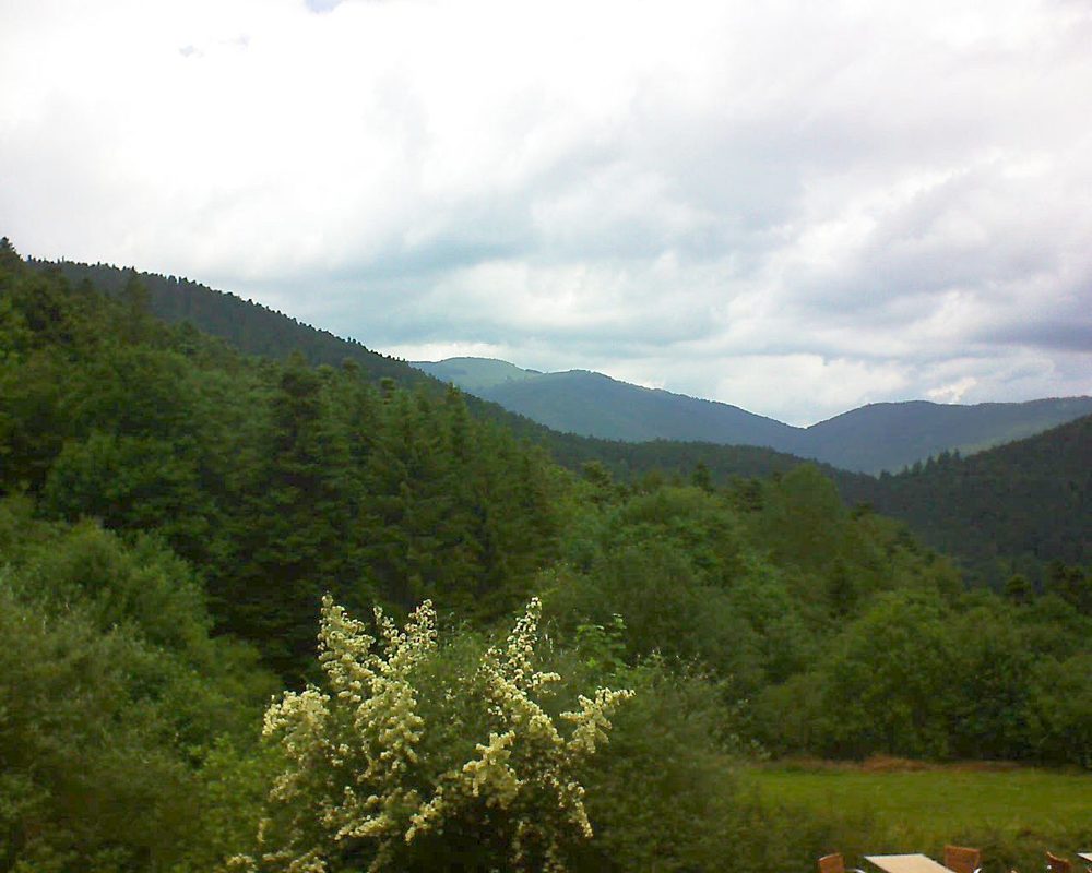 Le petit ballon vu depuis le Domaine Langmatt à Murbach le 21.06.2019 à 13:00 Le petit ballon (Alsace, Vosges) le 21.06.2019 à 13:00