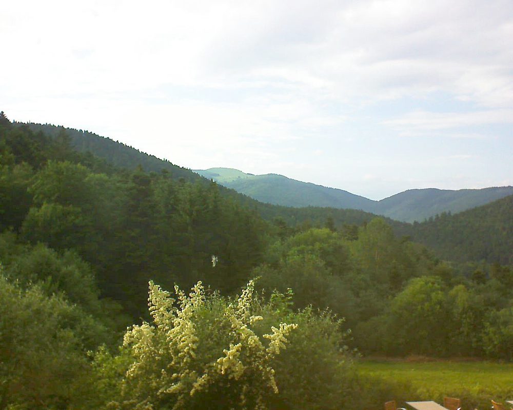 Le petit ballon vu depuis le Domaine Langmatt à Murbach le 21.06.2019 à 18:45 Le petit ballon (Alsace, Vosges) le 21.06.2019 à 18:45