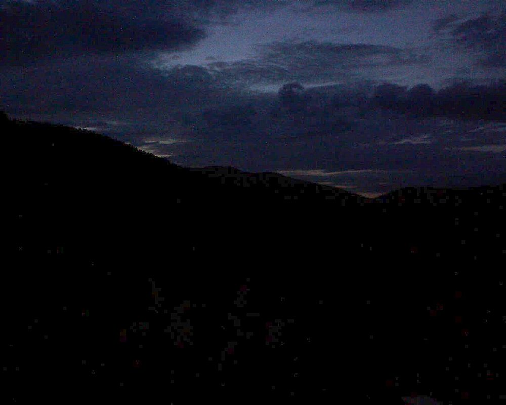 Le petit ballon vu depuis le Domaine Langmatt à Murbach le 21.06.2019 à 22:15 Le petit ballon (Alsace, Vosges) le 21.06.2019 à 22:15