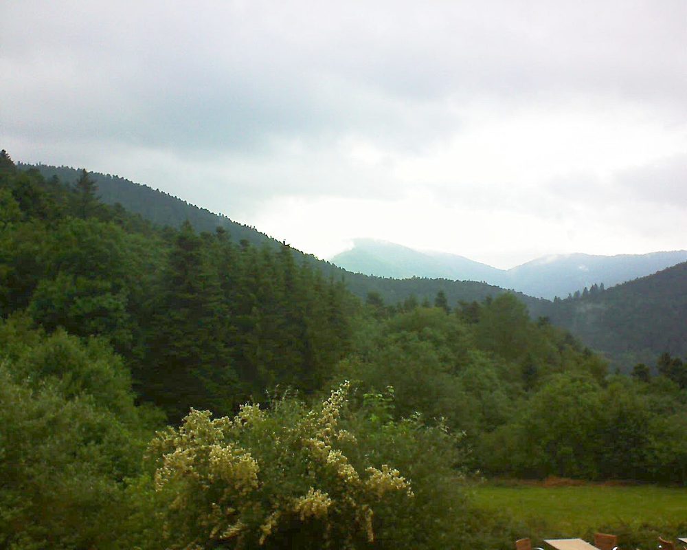 Le petit ballon vu depuis le Domaine Langmatt à Murbach le 22.06.2019 à 09:00 Le petit ballon (Alsace, Vosges) le 22.06.2019 à 09:00