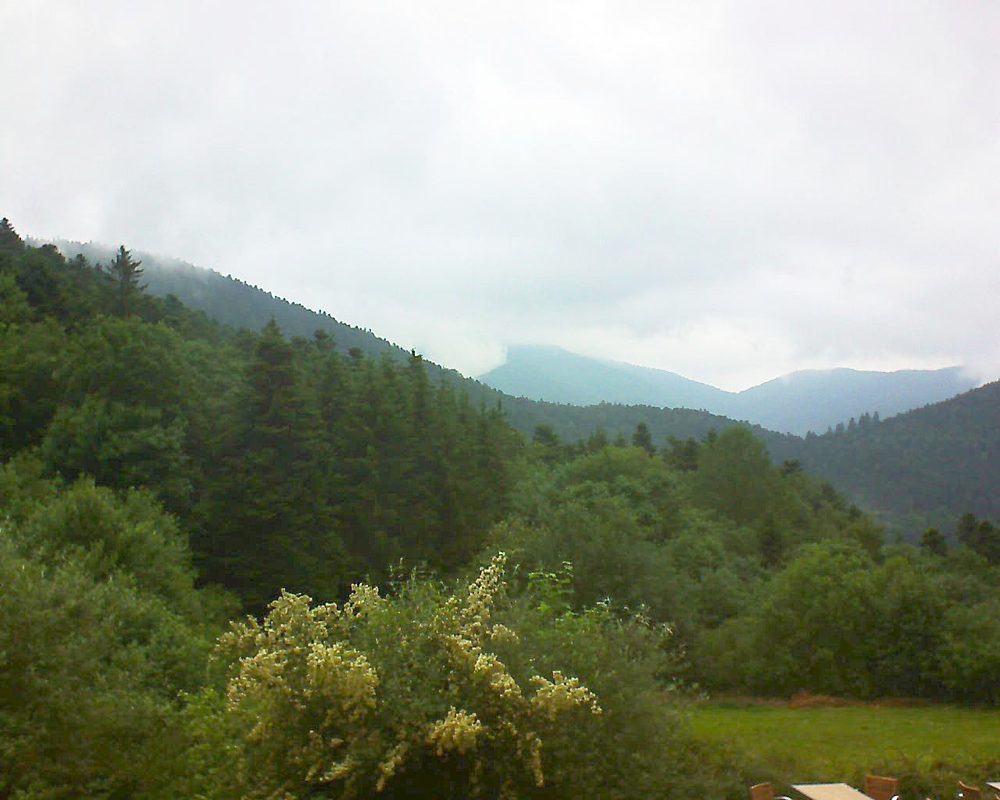 Le petit ballon vu depuis le Domaine Langmatt à Murbach le 22.06.2019 à 10:30 Le petit ballon (Alsace, Vosges) le 22.06.2019 à 10:30
