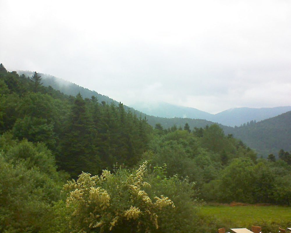 Le petit ballon vu depuis le Domaine Langmatt à Murbach le 22.06.2019 à 10:45 Le petit ballon (Alsace, Vosges) le 22.06.2019 à 10:45