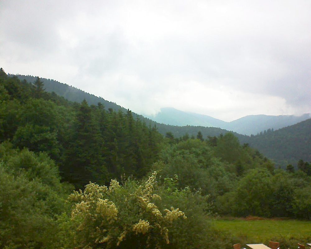 Le petit ballon vu depuis le Domaine Langmatt à Murbach le 22.06.2019 à 12:00 Le petit ballon (Alsace, Vosges) le 22.06.2019 à 12:00