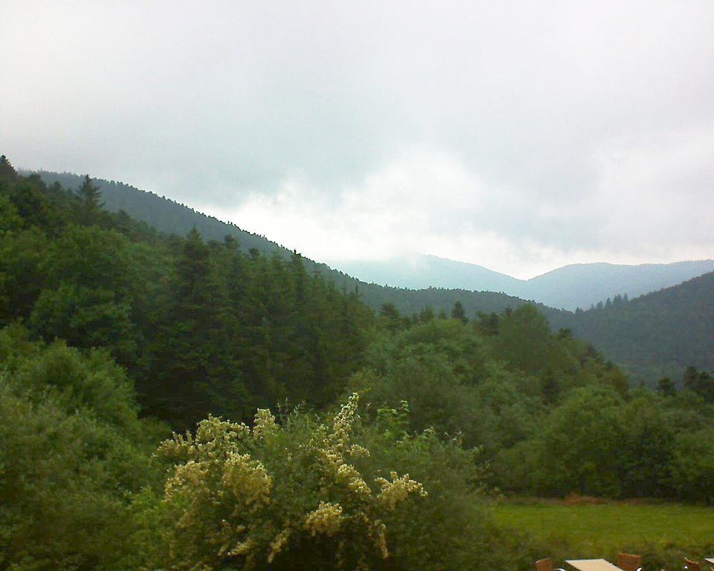 Le petit ballon vu depuis le Domaine Langmatt à Murbach le 22.06.2019 à 12:45 Le petit ballon (Alsace, Vosges) le 22.06.2019 à 12:45