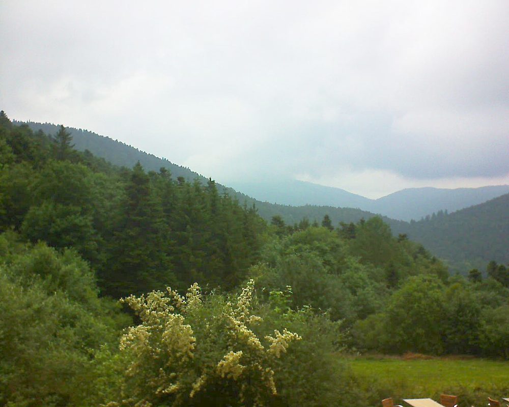 Le petit ballon vu depuis le Domaine Langmatt à Murbach le 22.06.2019 à 16:00 Le petit ballon (Alsace, Vosges) le 22.06.2019 à 16:00