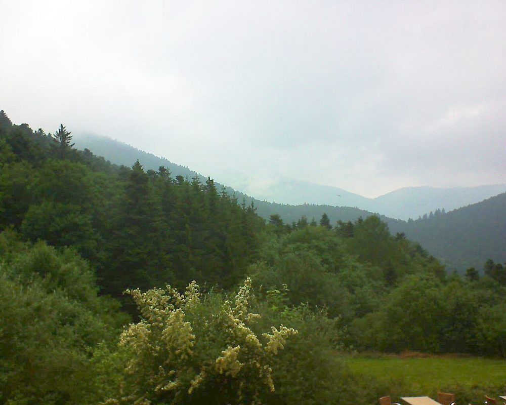 Le petit ballon vu depuis le Domaine Langmatt à Murbach le 22.06.2019 à 18:00 Le petit ballon (Alsace, Vosges) le 22.06.2019 à 18:00