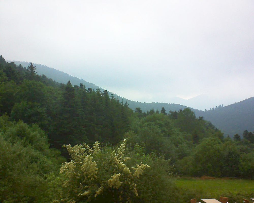 Le petit ballon vu depuis le Domaine Langmatt à Murbach le 22.06.2019 à 18:45 Le petit ballon (Alsace, Vosges) le 22.06.2019 à 18:45