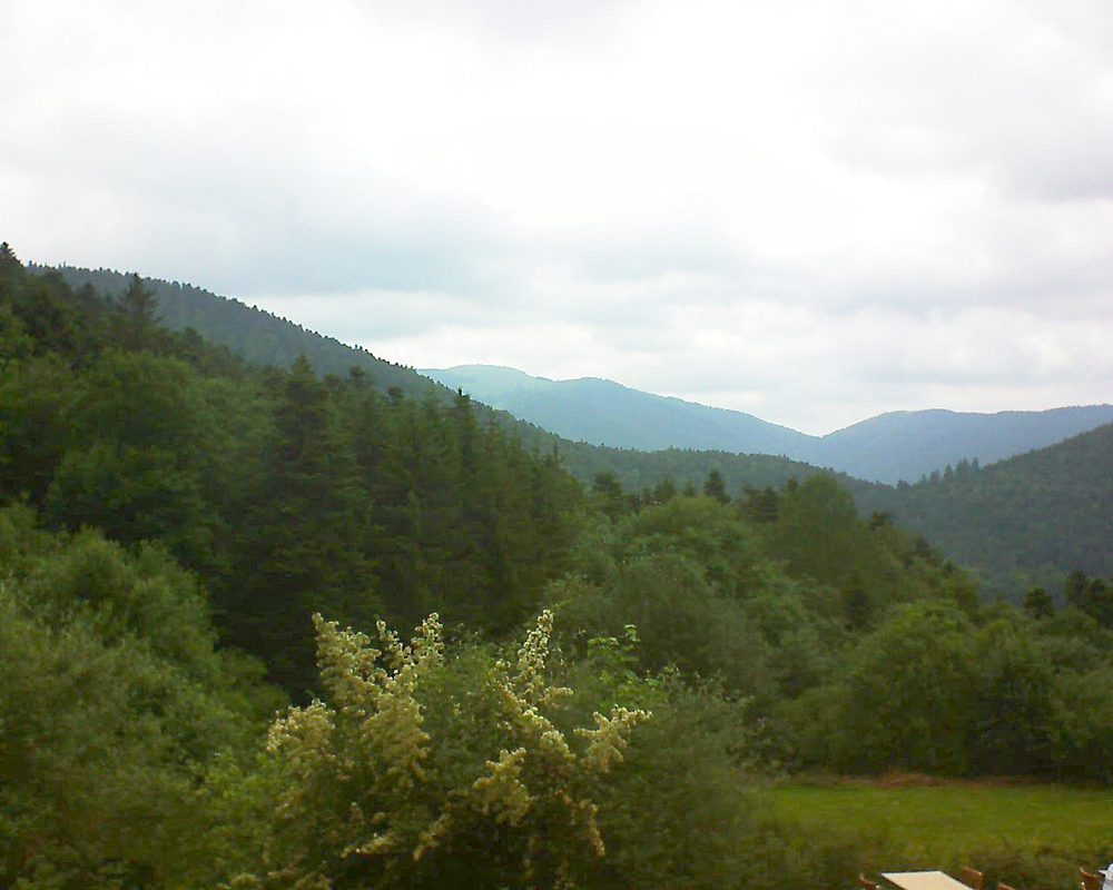 Le petit ballon vu depuis le Domaine Langmatt à Murbach le 23.06.2019 à 14:15 Le petit ballon (Alsace, Vosges) le 23.06.2019 à 14:15