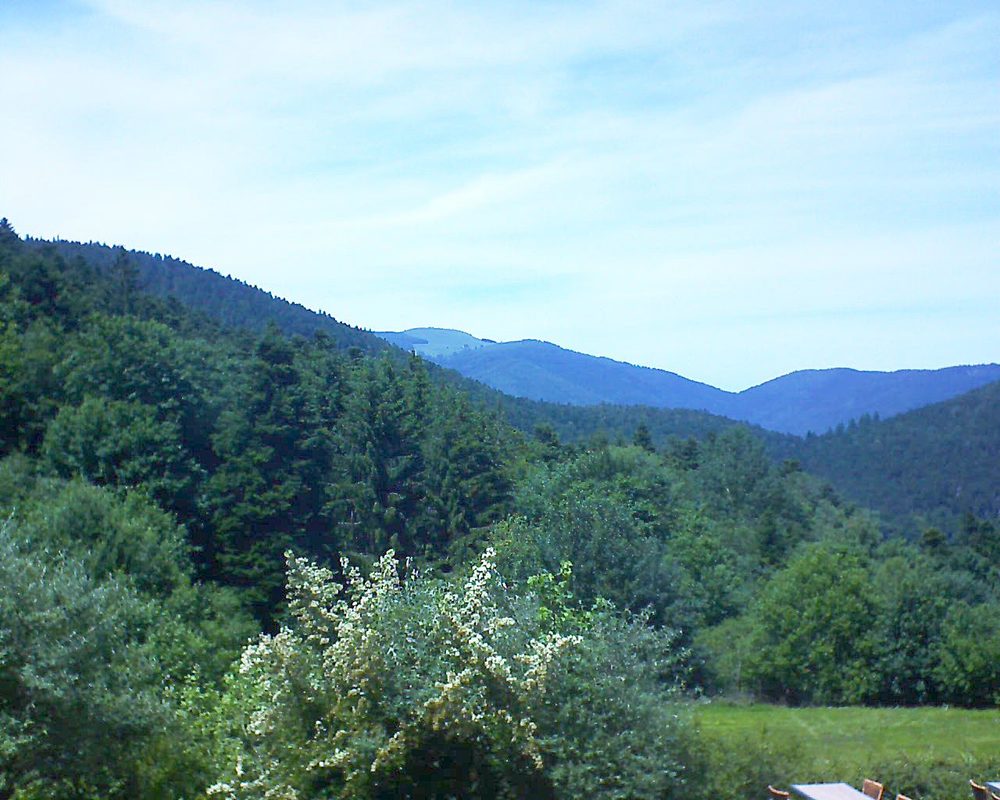 Le petit ballon vu depuis le Domaine Langmatt à Murbach le 24.06.2019 à 14:45 Le petit ballon (Alsace, Vosges) le 24.06.2019 à 14:45