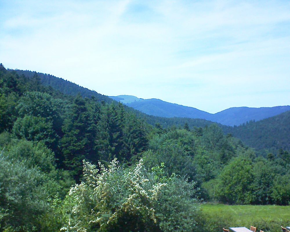 Le petit ballon vu depuis le Domaine Langmatt à Murbach le 24.06.2019 à 15:00 Le petit ballon (Alsace, Vosges) le 24.06.2019 à 15:00