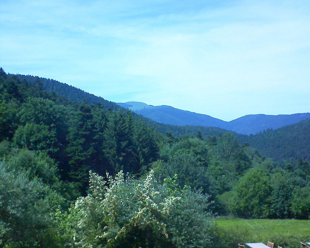 Le petit ballon vu depuis le Domaine Langmatt à Murbach le 24.06.2019 à 15:30 Le petit ballon (Alsace, Vosges) le 24.06.2019 à 15:30