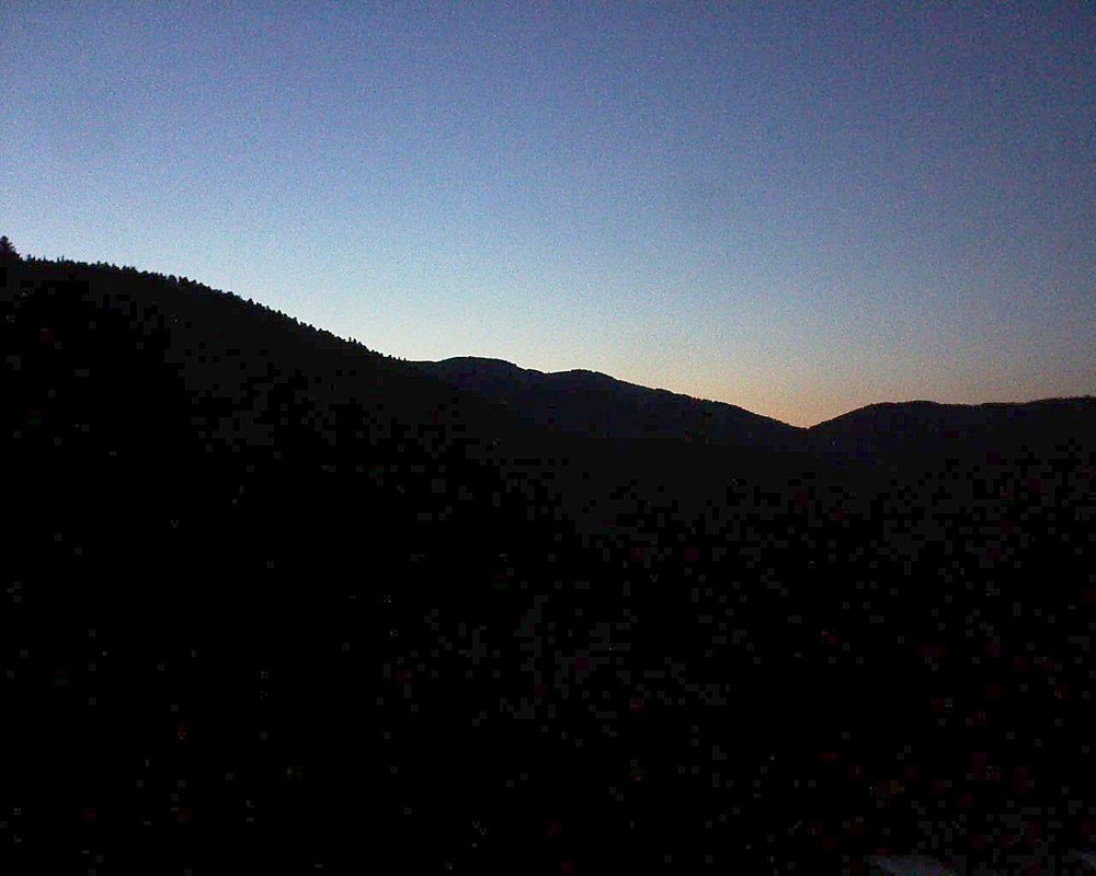 Le petit ballon vu depuis le Domaine Langmatt à Murbach le 28.06.2019 à 22:15 Le petit ballon (Alsace, Vosges) le 28.06.2019 à 22:15
