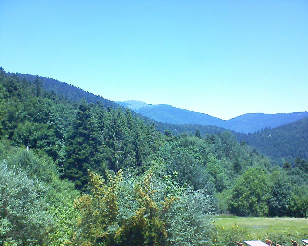 Le petit ballon vu depuis le Domaine Langmatt à Murbach le 29.06.2019 à 13:00 Le petit ballon (Alsace, Vosges) le 29.06.2019 à 13:00