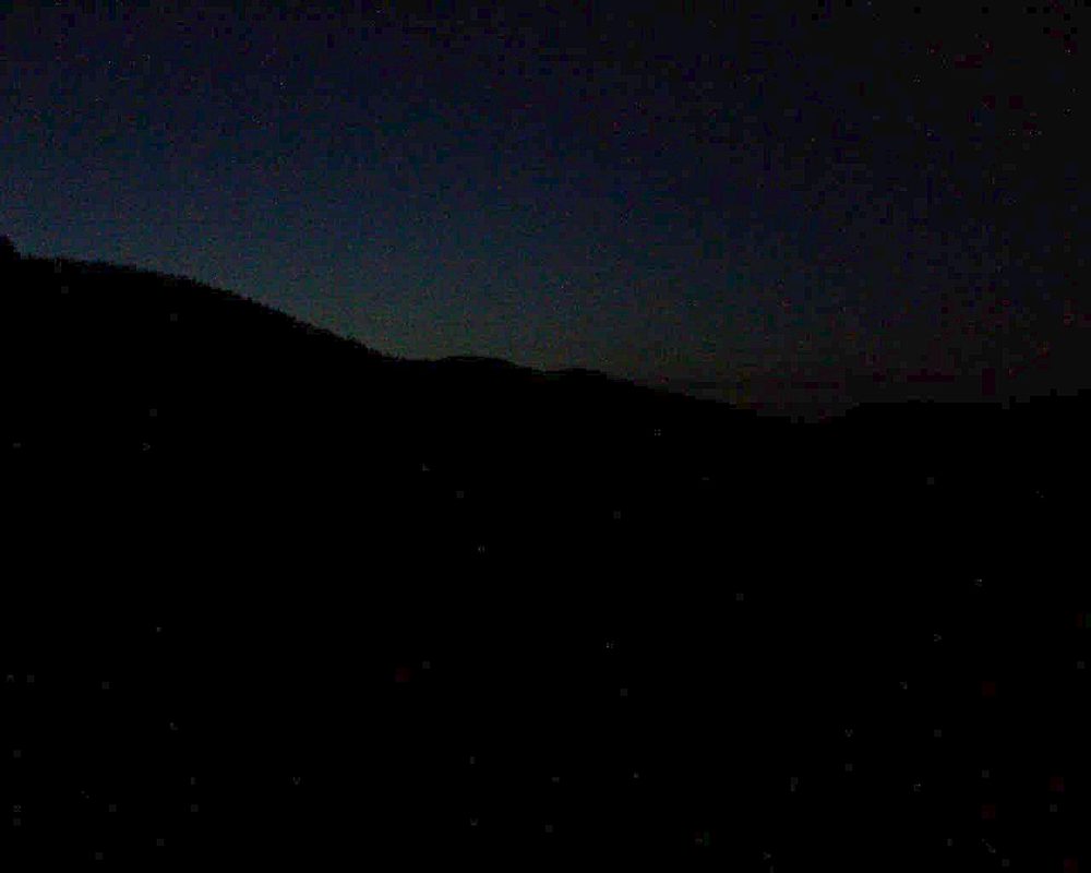 Le petit ballon vu depuis le Domaine Langmatt à Murbach le 04.07.2019 à 22:30 Le petit ballon (Alsace, Vosges) le 04.07.2019 à 22:30