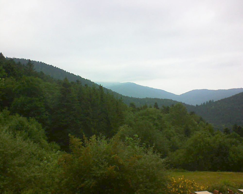 Le petit ballon vu depuis le Domaine Langmatt à Murbach le 08.07.2019 à 11:00 Le petit ballon (Alsace, Vosges) le 08.07.2019 à 11:00
