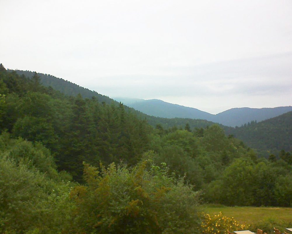 Le petit ballon vu depuis le Domaine Langmatt à Murbach le 08.07.2019 à 11:45 Le petit ballon (Alsace, Vosges) le 08.07.2019 à 11:45