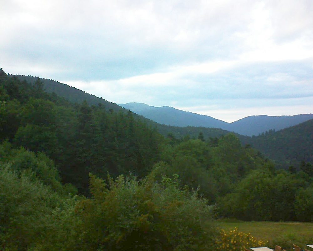 Le petit ballon vu depuis le Domaine Langmatt à Murbach le 08.07.2019 à 20:45 Le petit ballon (Alsace, Vosges) le 08.07.2019 à 20:45