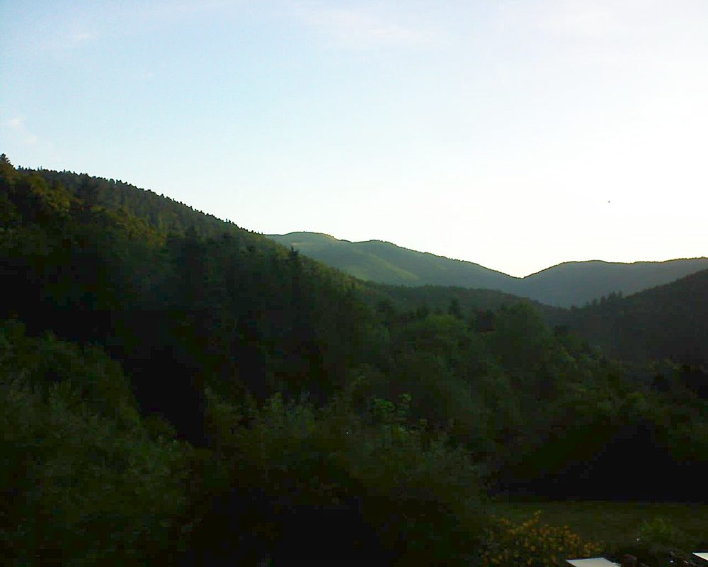 Le petit ballon vu depuis le Domaine Langmatt à Murbach le 10.07.2019 à 06:15 Le petit ballon (Alsace, Vosges) le 10.07.2019 à 06:15