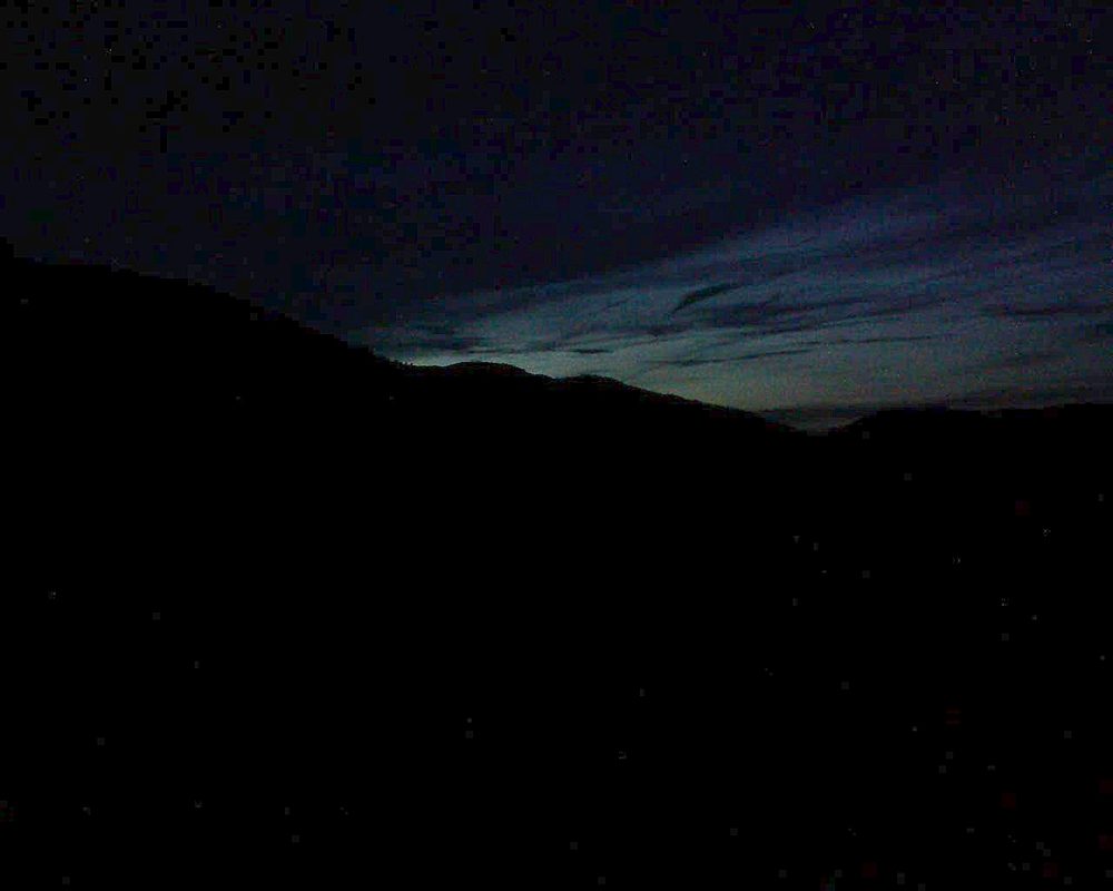Le petit ballon vu depuis le Domaine Langmatt à Murbach le 10.07.2019 à 22:15 Le petit ballon (Alsace, Vosges) le 10.07.2019 à 22:15