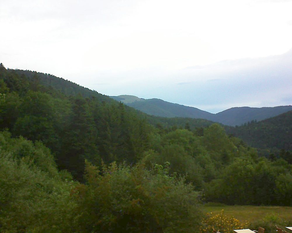 Le petit ballon vu depuis le Domaine Langmatt à Murbach le 11.07.2019 à 06:30 Le petit ballon (Alsace, Vosges) le 11.07.2019 à 06:30