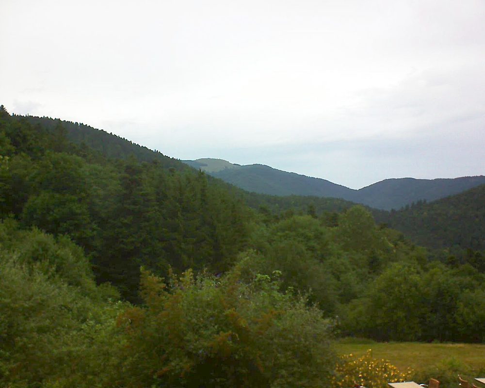 Le petit ballon vu depuis le Domaine Langmatt à Murbach le 11.07.2019 à 09:15 Le petit ballon (Alsace, Vosges) le 11.07.2019 à 09:15