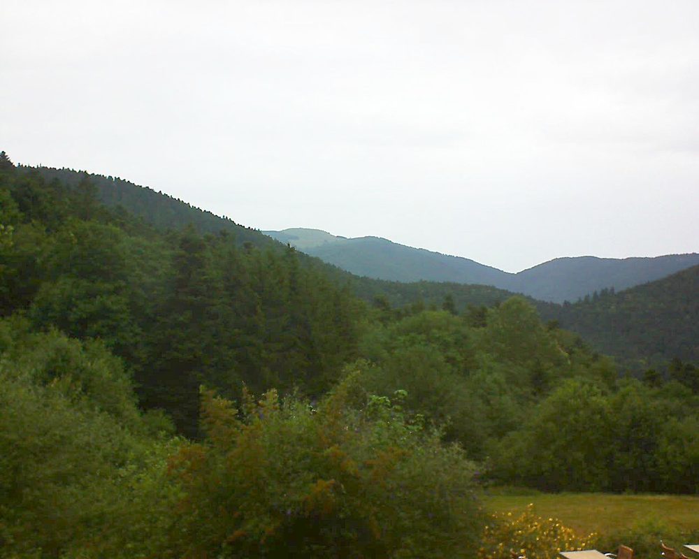Le petit ballon vu depuis le Domaine Langmatt à Murbach le 11.07.2019 à 12:15 Le petit ballon (Alsace, Vosges) le 11.07.2019 à 12:15