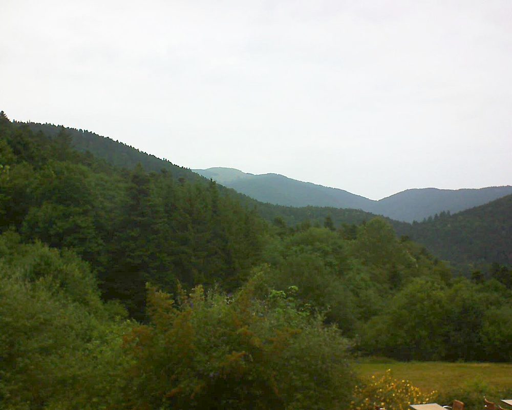 Le petit ballon vu depuis le Domaine Langmatt à Murbach le 11.07.2019 à 12:45 Le petit ballon (Alsace, Vosges) le 11.07.2019 à 12:45