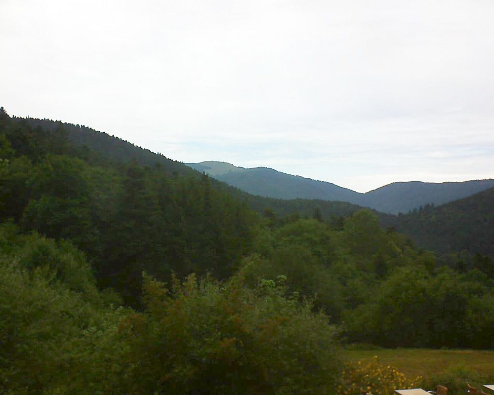 Le petit ballon vu depuis le Domaine Langmatt à Murbach le 11.07.2019 à 15:00 Le petit ballon (Alsace, Vosges) le 11.07.2019 à 15:00