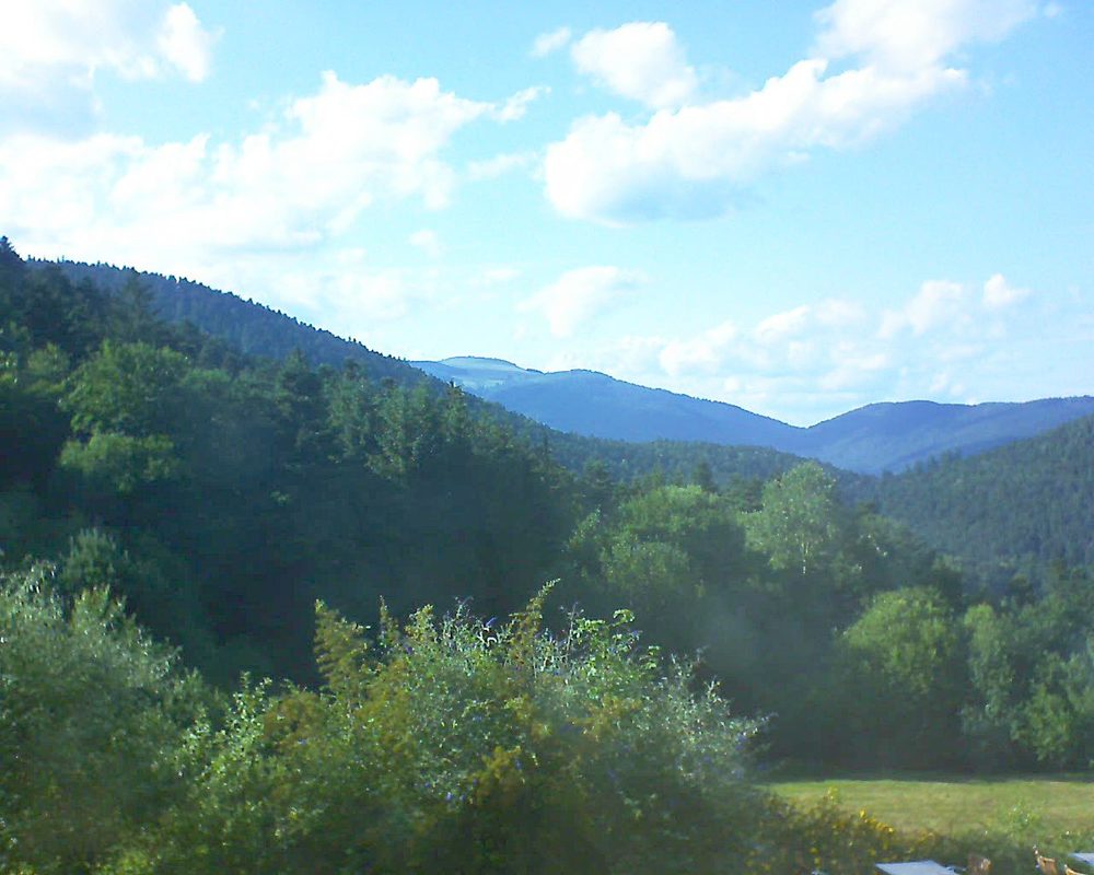 Le petit ballon vu depuis le Domaine Langmatt à Murbach le 11.07.2019 à 18:30 Le petit ballon (Alsace, Vosges) le 11.07.2019 à 18:30