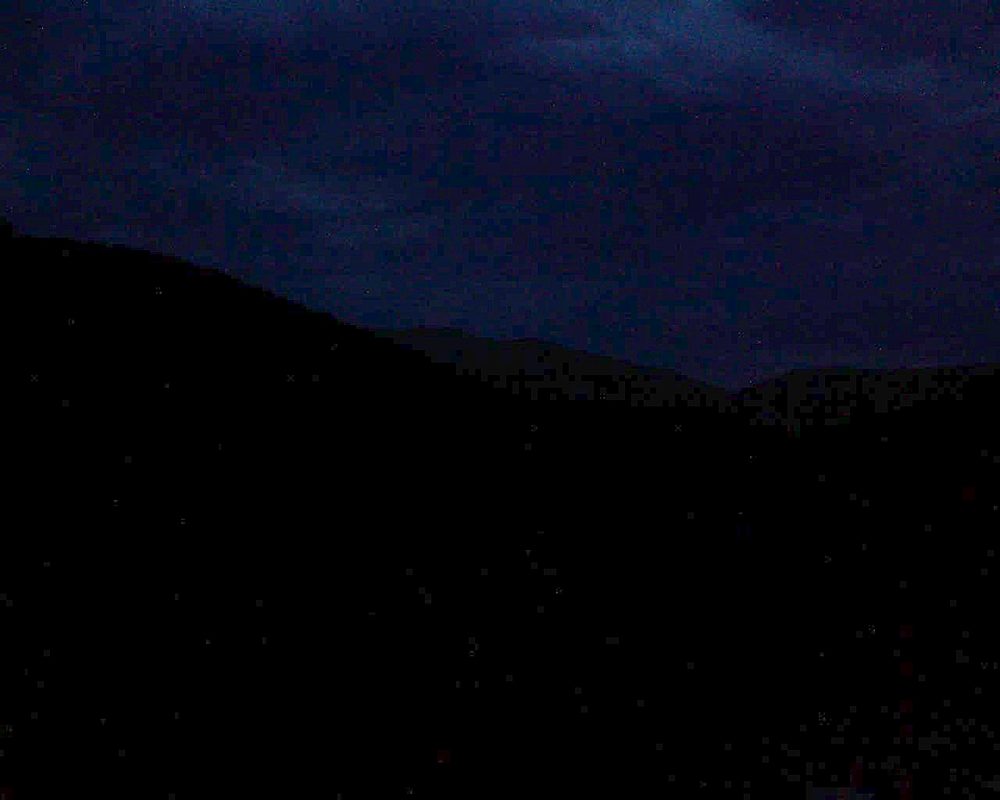 Le petit ballon vu depuis le Domaine Langmatt à Murbach le 11.07.2019 à 22:00 Le petit ballon (Alsace, Vosges) le 11.07.2019 à 22:00